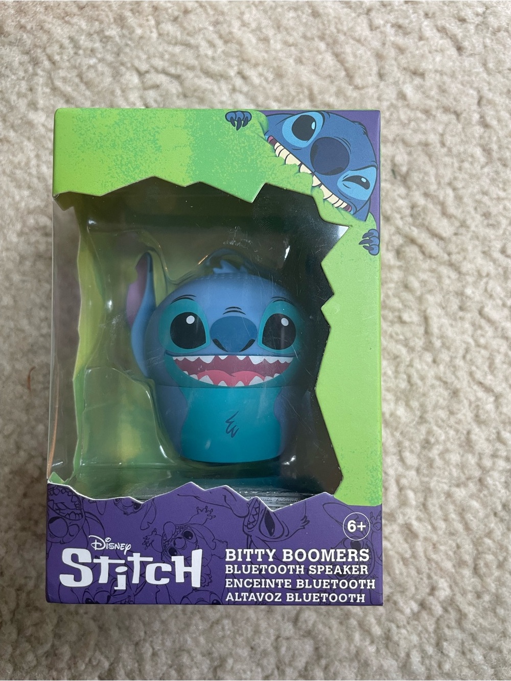 Disney Stitch Bitty Boomers Bluetooth Speaker - Teal/Blue